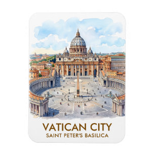Íman Basílica de São Pedro personalizada Cidade do Vati