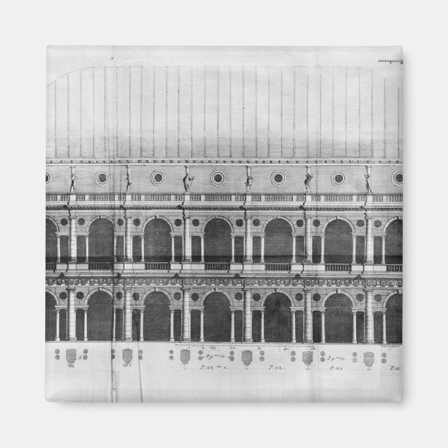 Íman Basilica Palladiana em Vicenza (Frente)