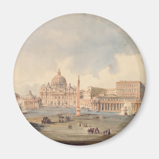 Íman Basílica Papal de São Pedro no Vaticano (Frente)