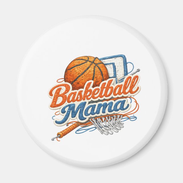 Íman Basketball Mama Magnet (Frente)