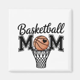 Íman Basketball Mom Magnet