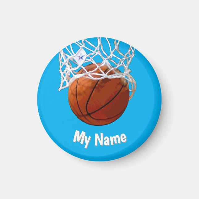 Íman Basketball Your Name Custom (Frente)