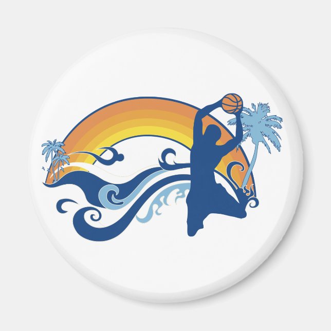 Íman basquete. (Frente)