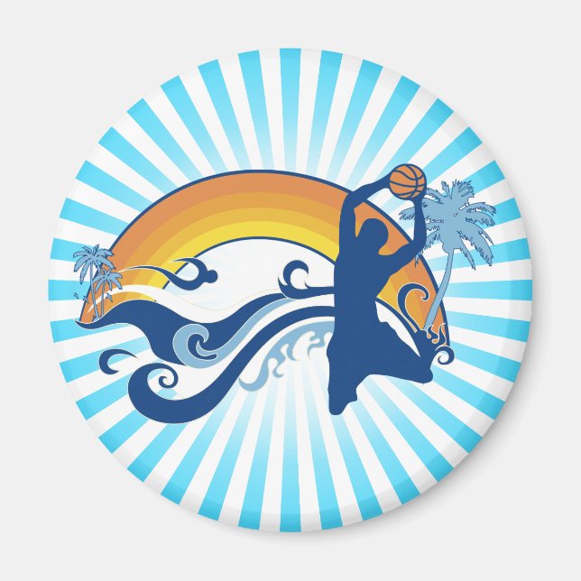 Íman basquete. (Frente)