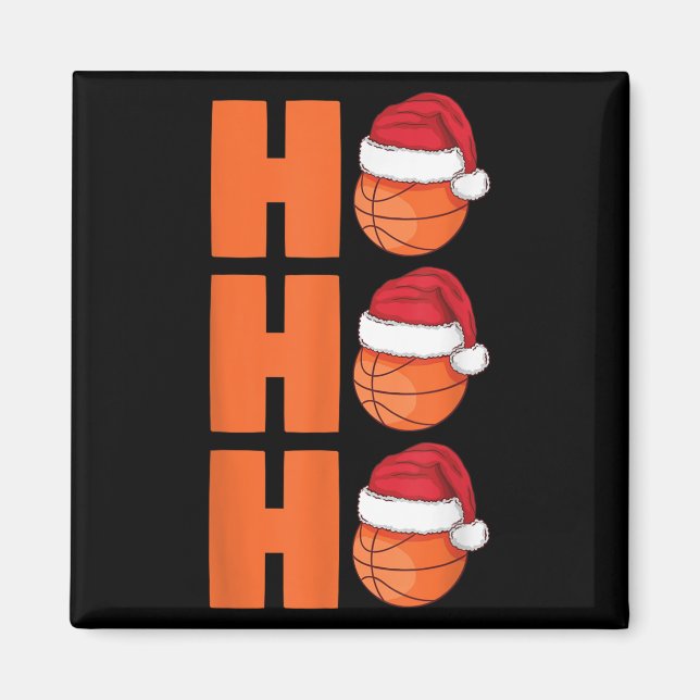 Íman Basquete do Papai Noel do Natal  (Frente)