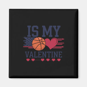 Íman Basquete É Meu Coração No Dia de os namorados