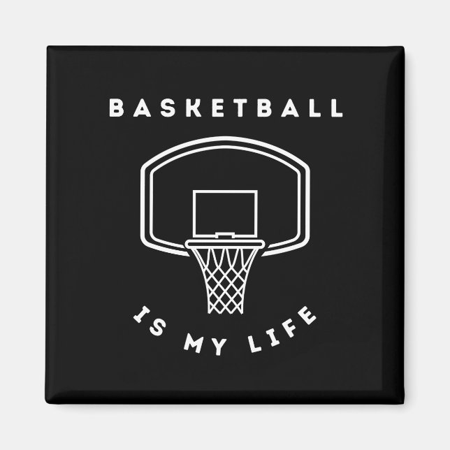 Íman Basquete É Meu Esporte (Frente)