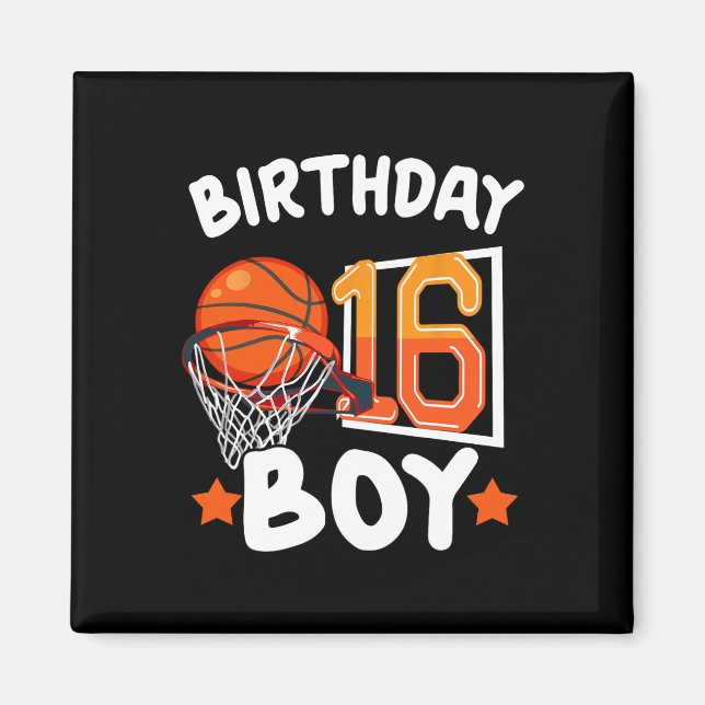 Íman Basquete Im 16 Anos 16º Aniversário (Frente)
