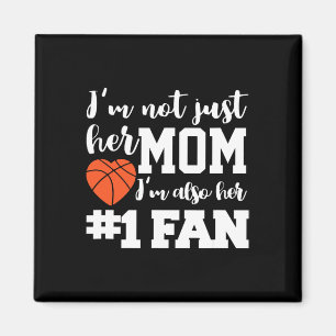 Íman Basquete Mãe Número Um Ventilador de Basquete Mães