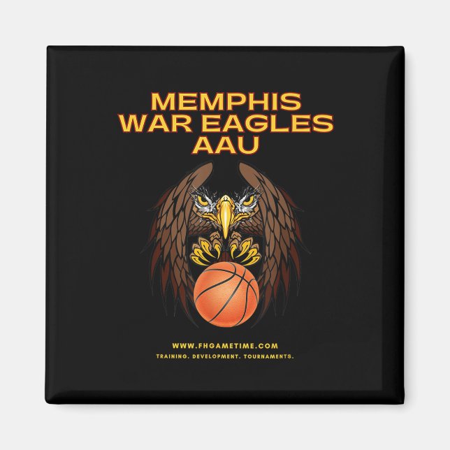 Íman Basquete Memphis War Eagles Aau (Frente)