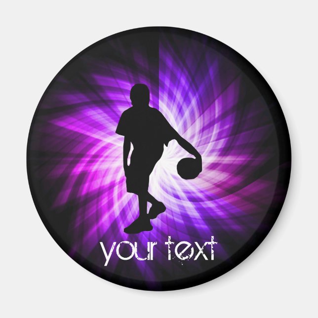 Íman Basquete Roxo legal (Frente)