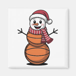 Íman Basquetebol de Boneco de Neve Amantes do Esporte d