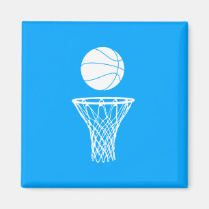 Íman Basquetebol e azul do ímã da aro