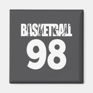 Íman Basquetebol Número 98 Meu Jogador de Basquete Favo