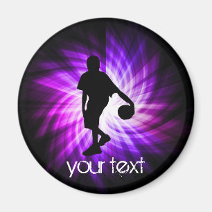 Íman Basquetebol roxo legal