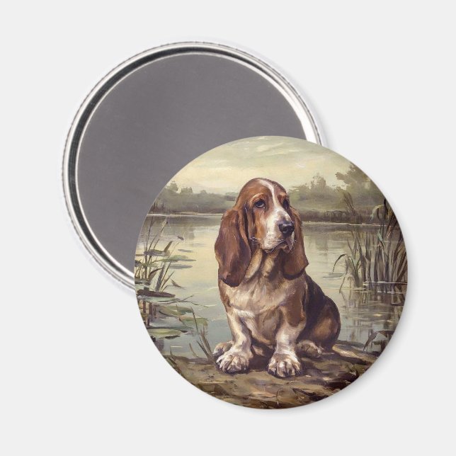 Íman Basset Hound (Front/Back)