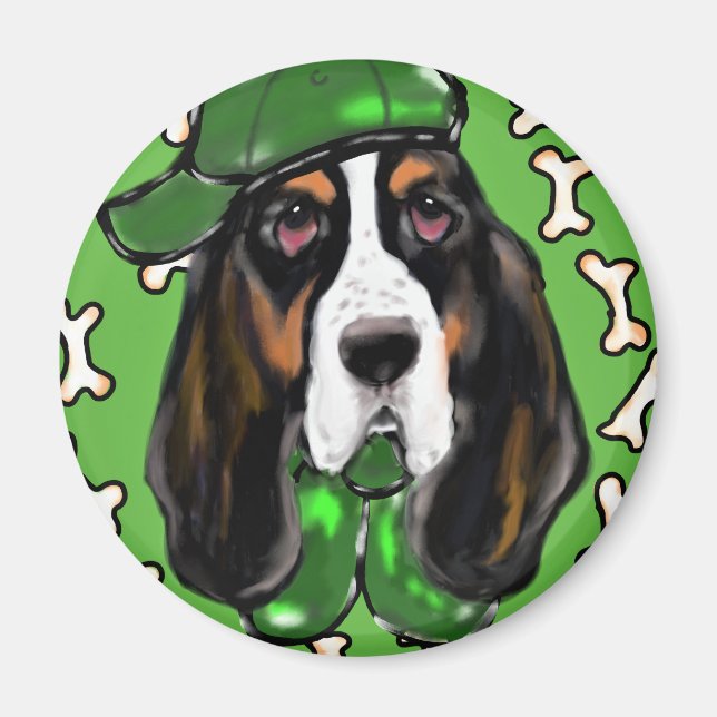Íman Basset Hound (Frente)