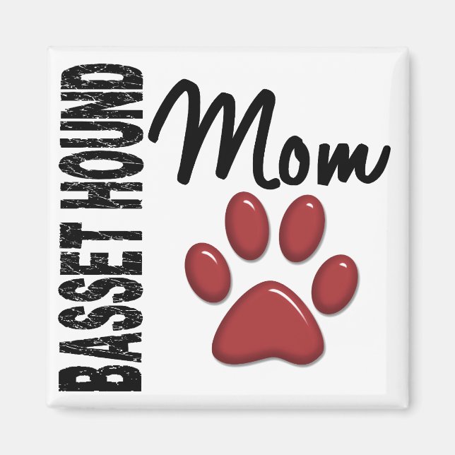 Íman Basset Hound Mãe 2 (Frente)