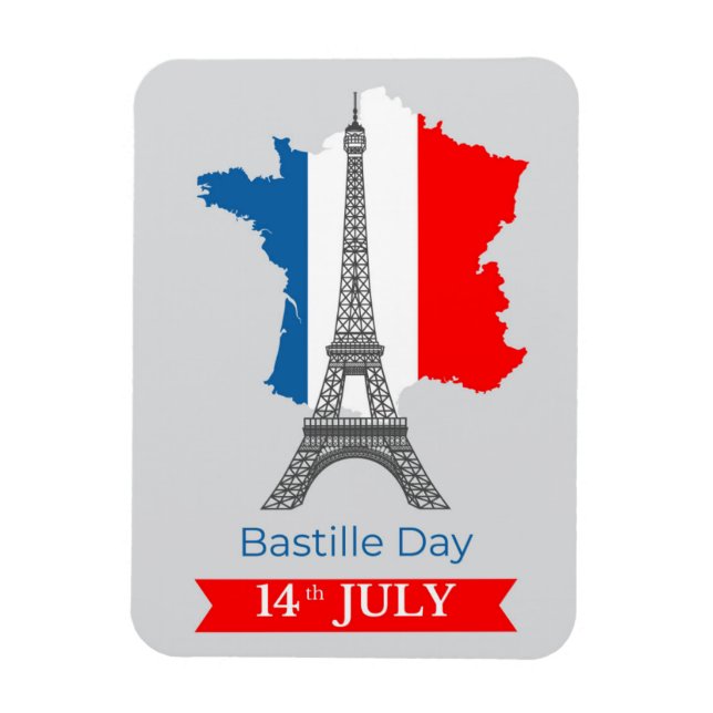 Íman Bastille Day (14th July) (Vertical)