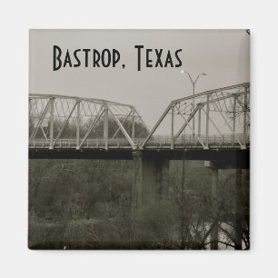 Íman Bastrop, ímã velho do quadrado da ponte do ferro