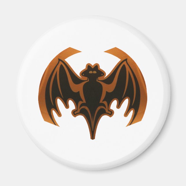 Íman Bat Brown O MUSEUM Zazzle dá presentes (Frente)