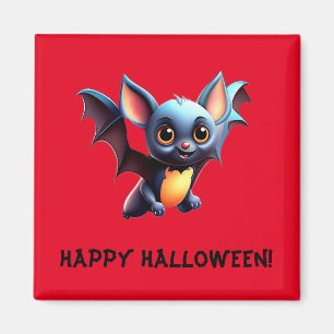 Íman Bat de Voo Bonito Feliz Dia das Bruxas