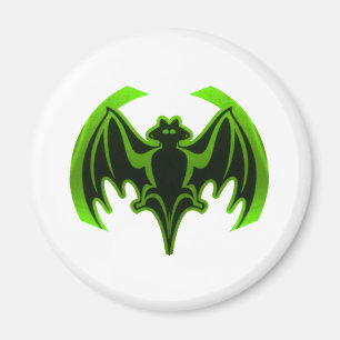 Íman Bat Green MUSEUM Zazzle Gifts