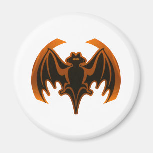 Íman Bat Orange O MUSEUM Zazzle dá presentes