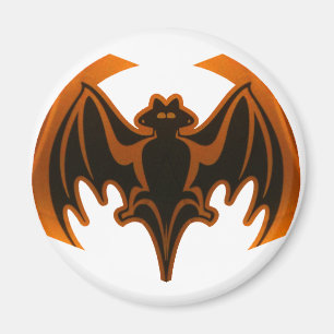 Íman Bat Orange O MUSEUM Zazzle dá presentes