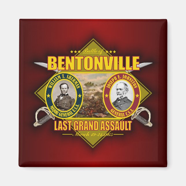 Íman Batalha de Bentonville (Frente)