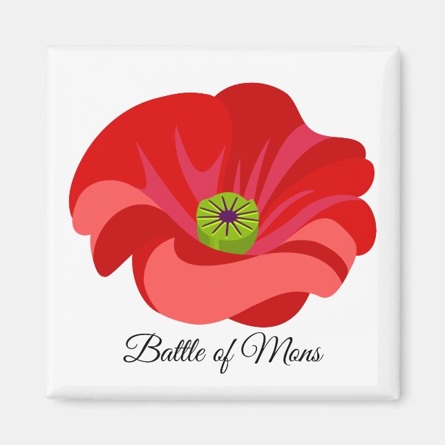 Íman Batalha de Mons - comemoração da FWW (Frente)