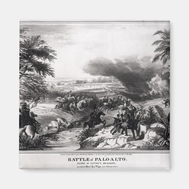 Íman Batalha de Palo Alto (Frente)