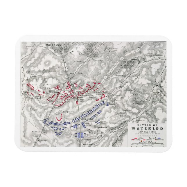 Íman Batalha de Waterloo, 18 de junho de 1815, rua 1 (e (Horizontal)