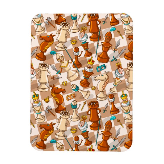 Íman batalha de xadrez (Vertical)