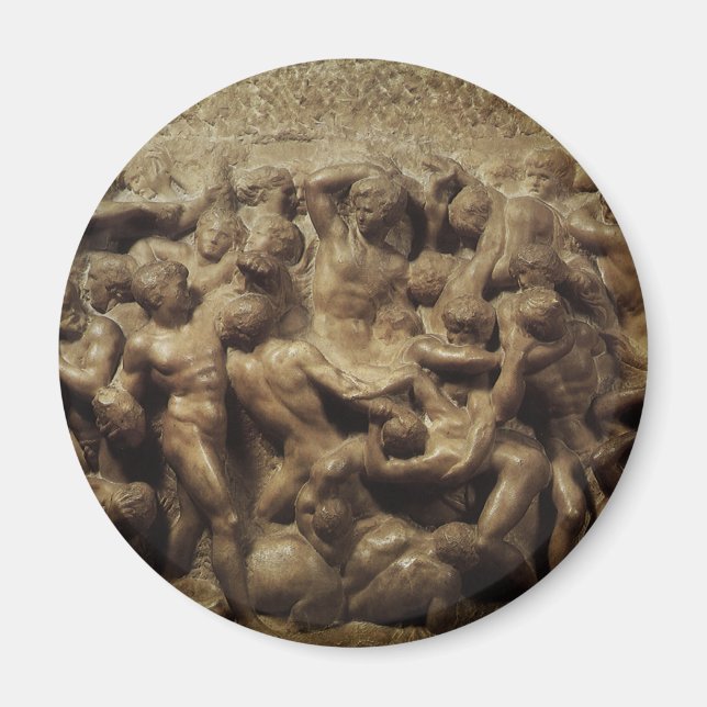 Íman Batalha dos Lápitas e Centauros de Michelangelo (Frente)
