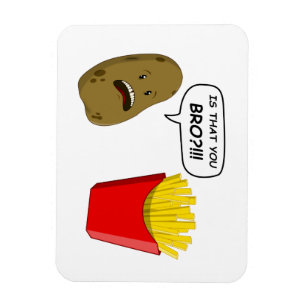 Íman batata e fritadas