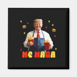 Íman Batata Frita Mega Mc Trump Divertida Comida Rápida