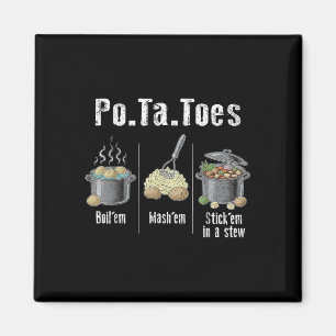 Íman Batatas Batatas Batatas Engraçadas Batata Névoa Em