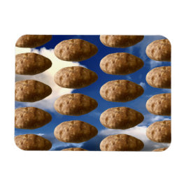 Íman Batatas Espaciais Voadoras Engraçadas Foto de Bata