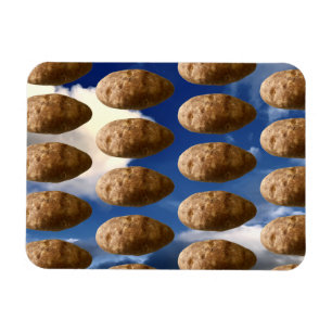 Íman Batatas Espaciais Voadoras Engraçadas Foto de Bata