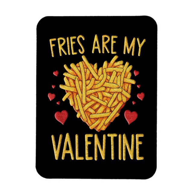 Íman Batatas Fritas São Meu Namorado (Vertical)