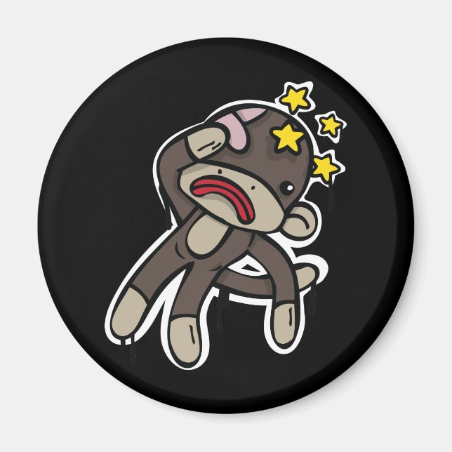 Íman Bater no SOCK MONKEY (Frente)