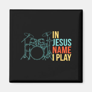 Íman Baterista Cristão Em Nome De Jesus Eu Toquo - Ador