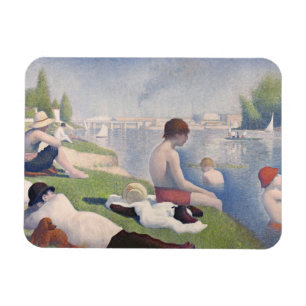 Íman Bathers de Georges Pierre Seurat em Asni�res,
