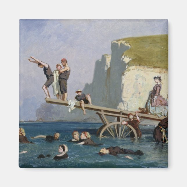 Íman Bathing em Etretat (Frente)
