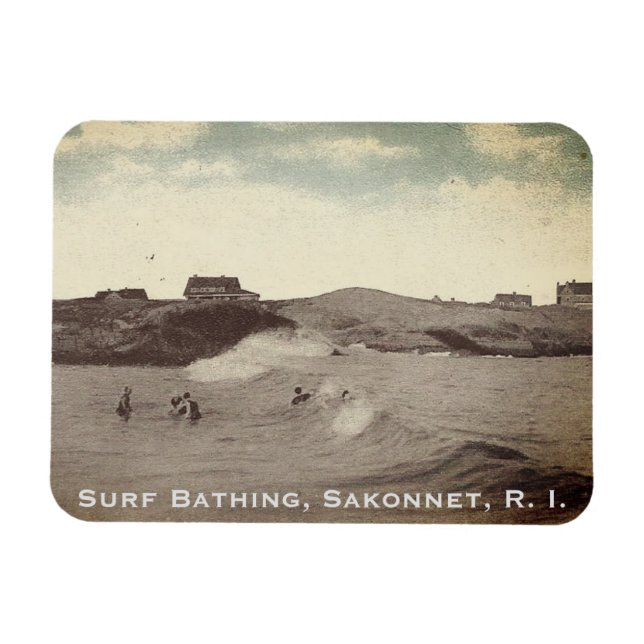 Íman Bathing surf, Sakonnet - Pequeno Compton, RI (Horizontal)