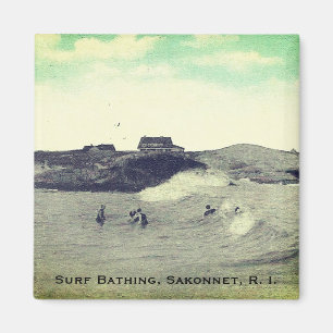 Íman Bathing surf, Sakonnet, RI (Ponto de Warren, LC)