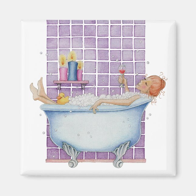 Íman Bathtub Joy Magnet (Frente)