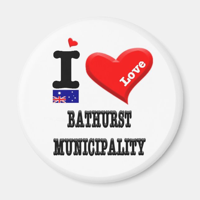 Íman BATHURST MUNICIPALITY - EU Amo (Frente)
