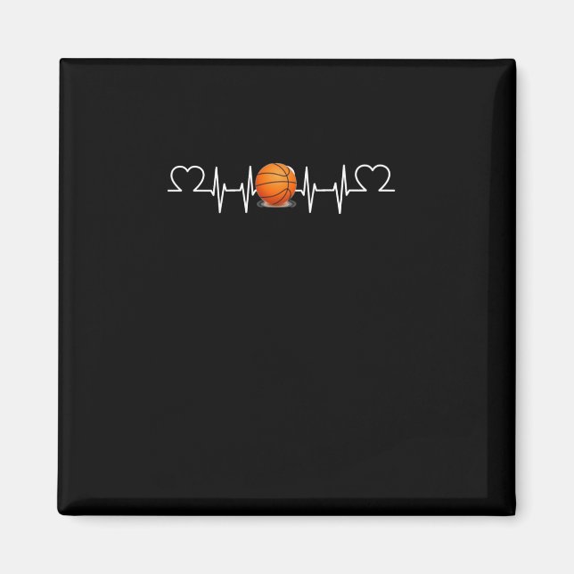 Íman Batida de Basquete Funny Basball Lover (Frente)